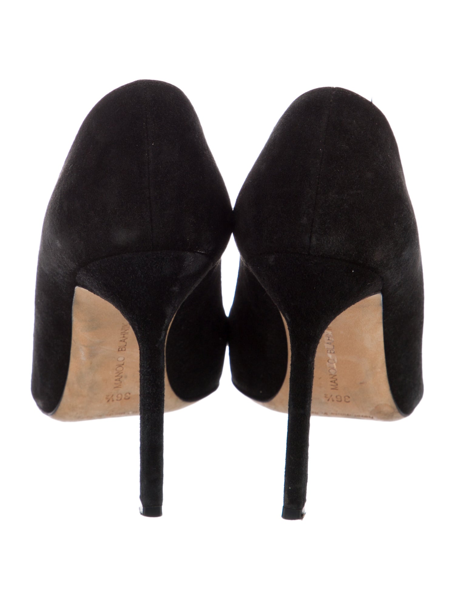 Manolo Blahnik Suede Pumps